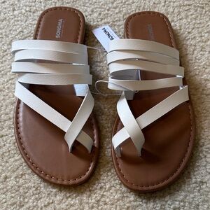 Sonoma Women's White Strappy Sandals